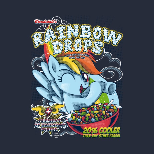 Rainbow Drops - Total Awesome! by GillesBone