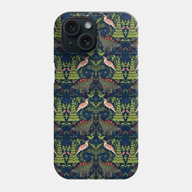 Dinosaur Pattern Phone Case by djrbennett