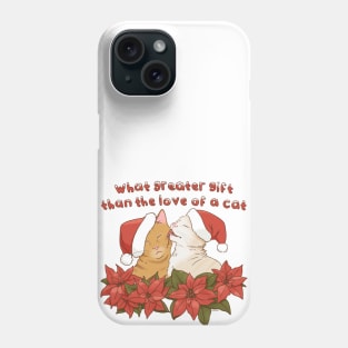 Cute Orange Christmas Cats Phone Case