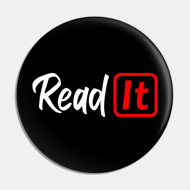 Read It 01 Pin by SanTees