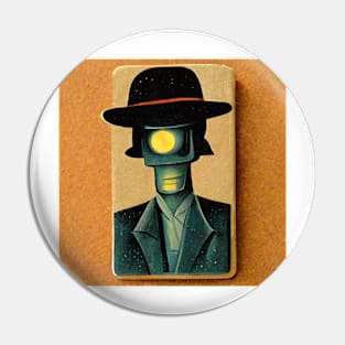 Robot Detective Pin