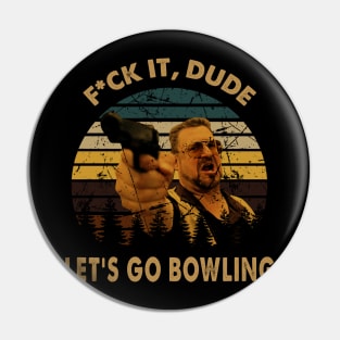 Retro Graphic Thebiglebowski Men Women Pin