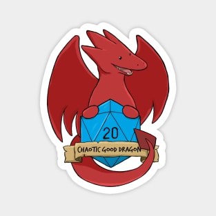 Chaotic Good Dragon - Color Magnet