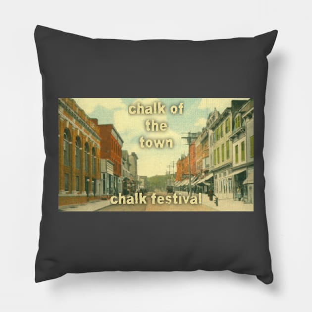 My chalksterpiece! Pillow by Lellow Flingamos