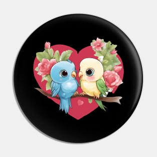 Exotic Bird Pin