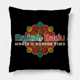 Erykah Badu Music & Cofee Time Pillow