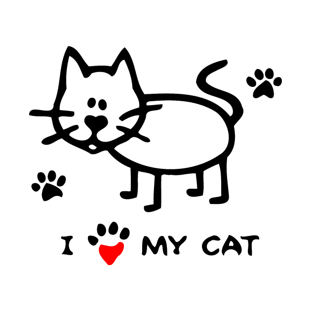 I Love My Cat by Miya009