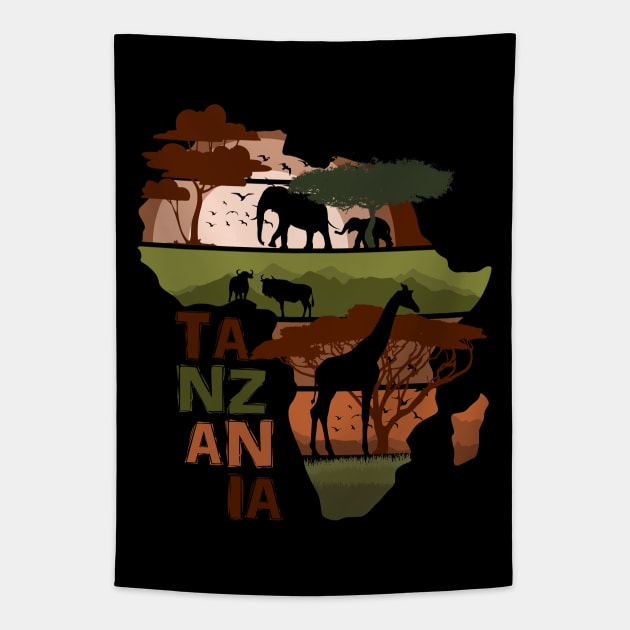 Tanzania Tapestry by Nerd_art