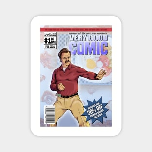 Ron Swanson's Very Good Comic Magnet