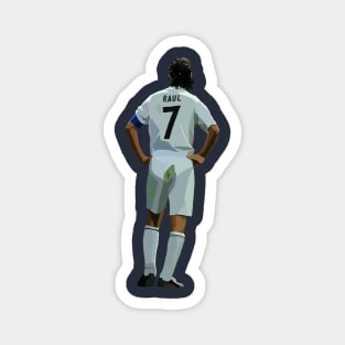 Real Madrid Legend Raul Magnet