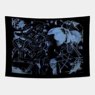 blue travels Tapestry