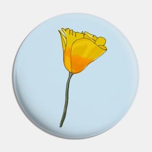 Happy Poppy Pin