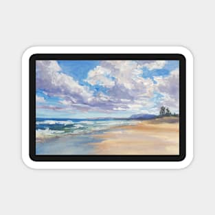 Lake Cathie Beach - Clouds II Magnet