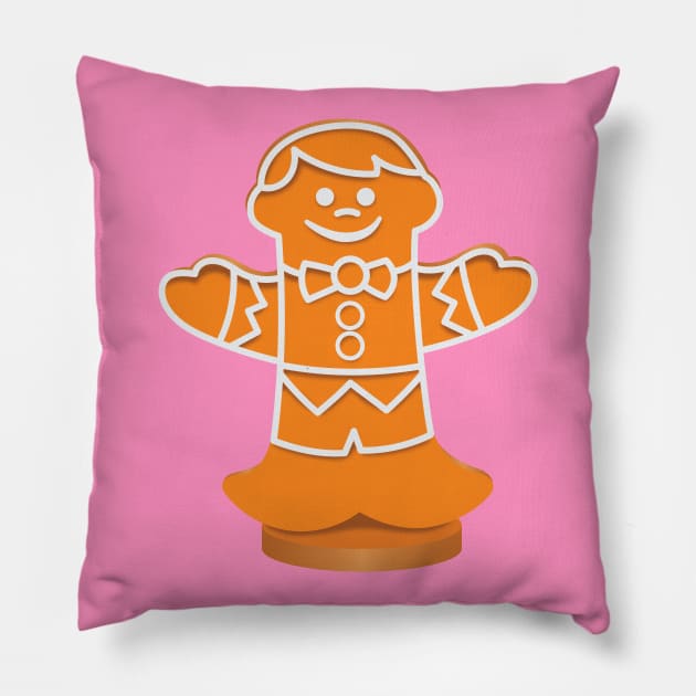 Candyland Orange T-Shirt Pillow by KShinabery