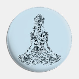 Yoga pose girl Pin