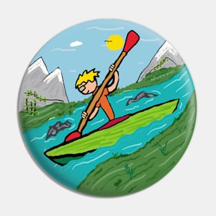Kayaking Pin