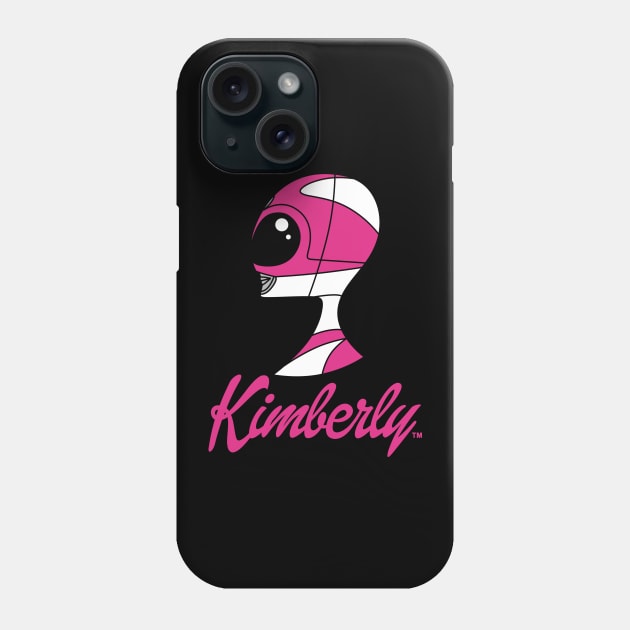 Kimberly Pink Ranger Female Superhero Logo Parody Phone Case by BoggsNicolas