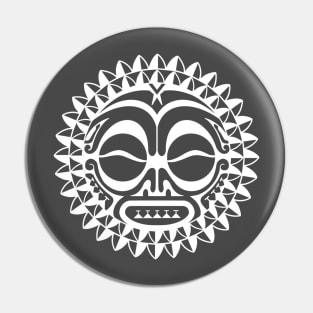 Polynesian sun face Pin