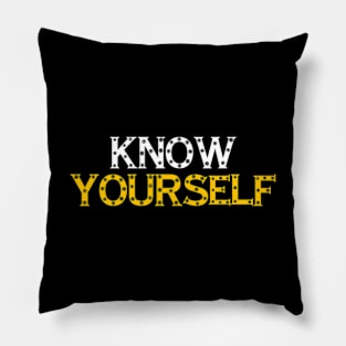 Know yourself Pillow