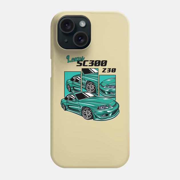 Lexus SC300 Phone Case by mirailecs