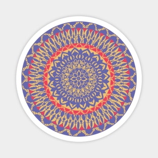 Mandala Very Peri Magnet