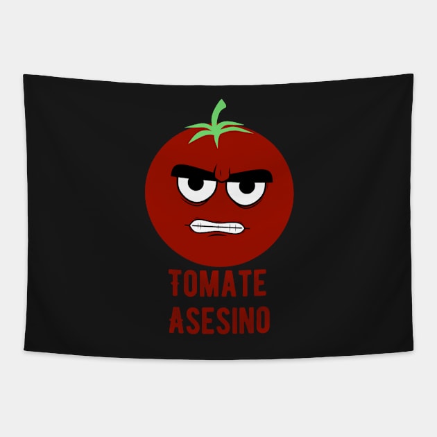 Tomate Asesino Tapestry by CheshirePope