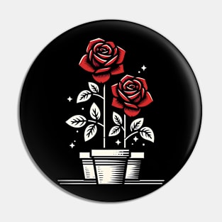 Roses - Flowers Pin