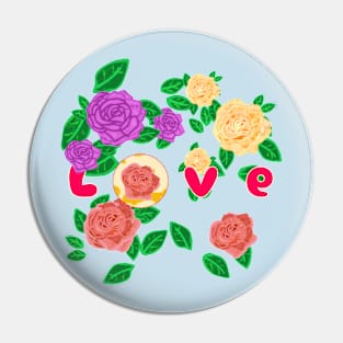 Love Blossoms Spectrum Pin