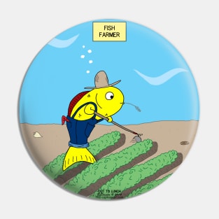 Fish Farmer farming a Fish Farm Pin