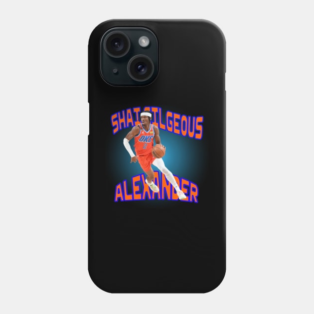 Shai Gilgeous-Alexander Phone Case by Sun From West