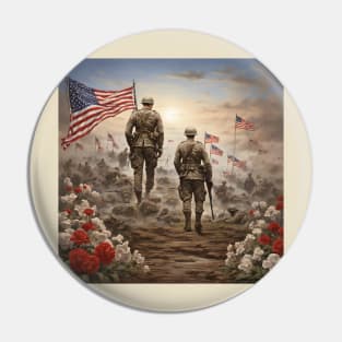 Memorial day Pin