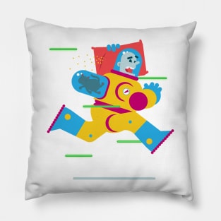 Space Chase Pillow