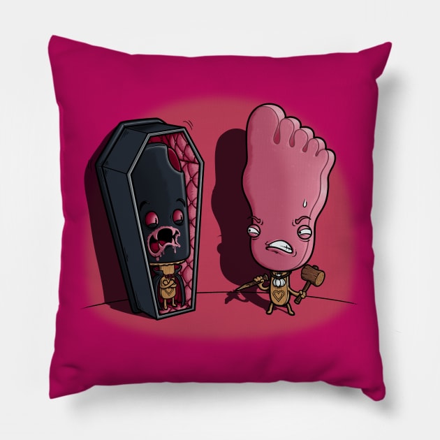 dracula ice cream Pillow by TonyCenteno