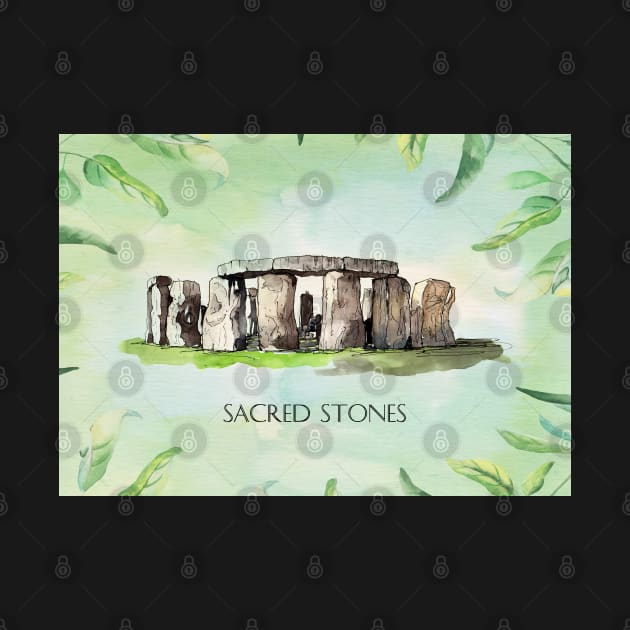 Sacred Stones Stonehenge by Amanda Jane