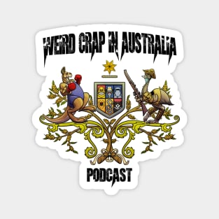 Weird Crap in Australia - Coat of arms (Black Text) Magnet