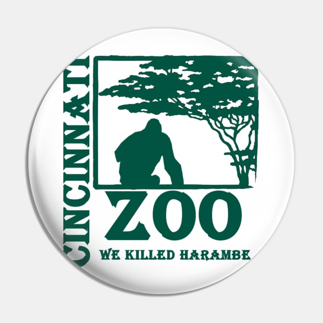 Cincinnati Zoo logo killed Harambe Pin by CincinnatiZoo