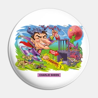 Charlie Sheen Pin