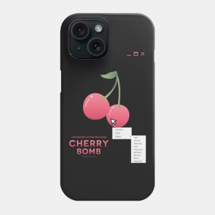 cherry bomb: select! Phone Case