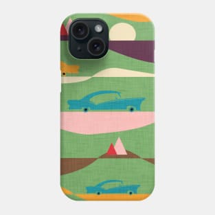 50s Road Trip Green Phone Case