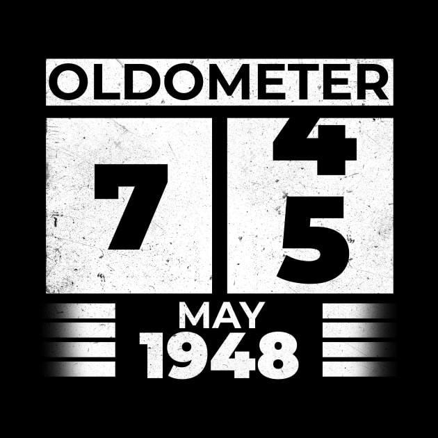 Oldometer 75 Years Old Born In May 1948 by RomanDanielsArt