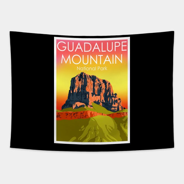Guadalupe Mountain Tapestry by Omega Art