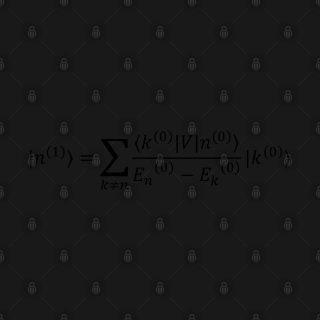 First Order State Shift - Quantum Physics Perturbation Theory by ScienceCorner