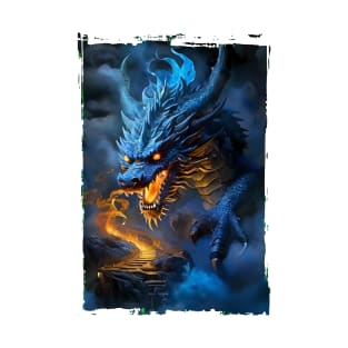 The fury of the blue dragon T-Shirt