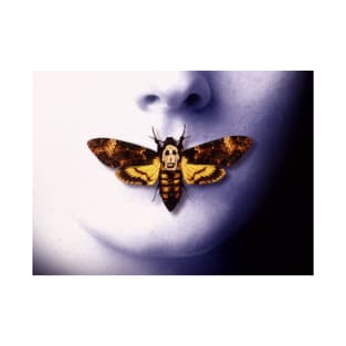 Silence of the Lambs Moth Face T-Shirt