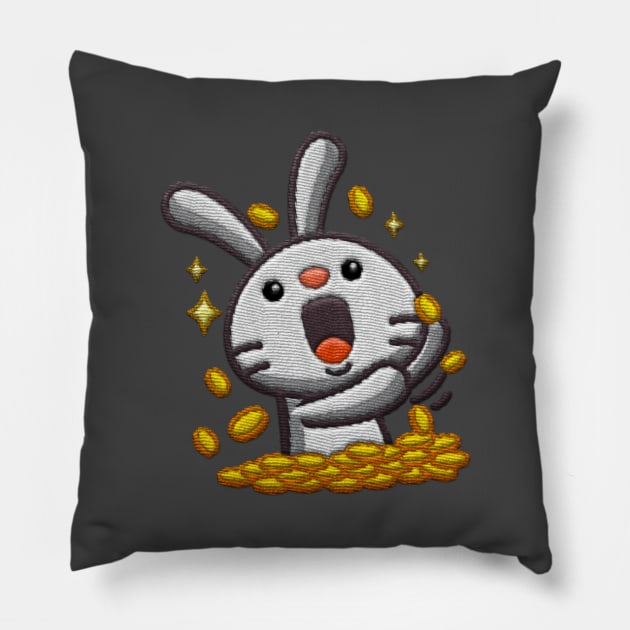 Bunny Pillow by aaallsmiles