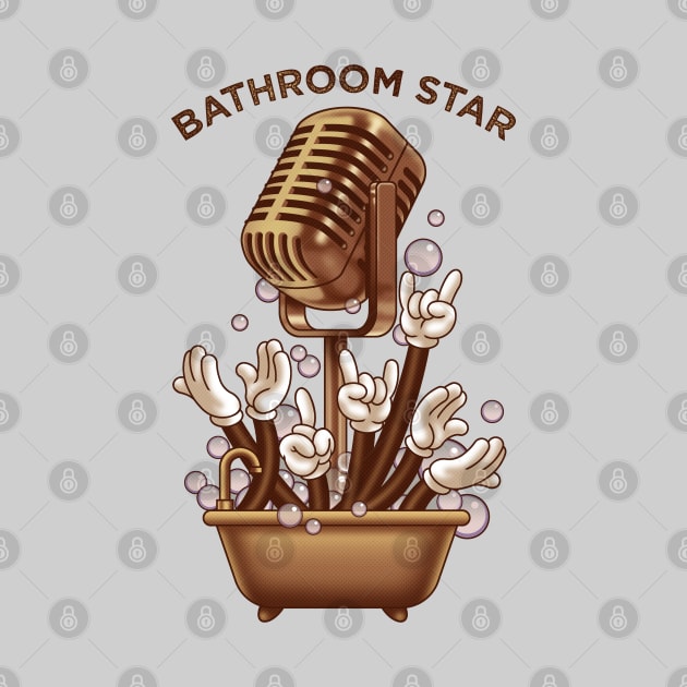 BATHROOM STAR by ADAMLAWLESS