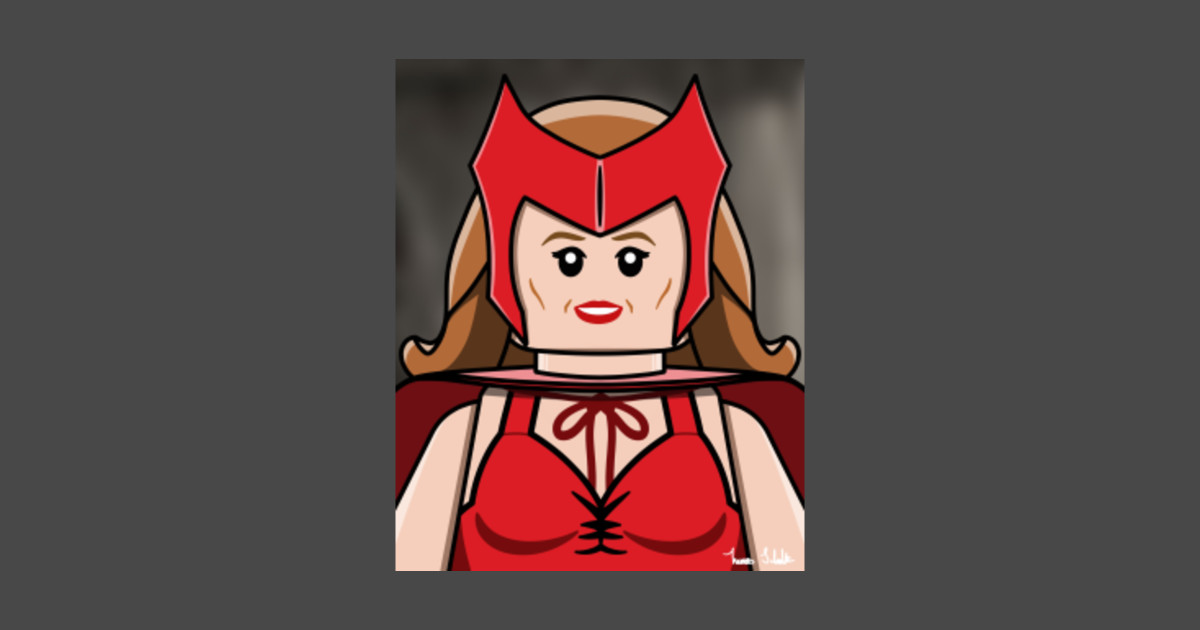 LEGO Scarlet Witch (Wandavision) - Wandavision - T-Shirt | TeePublic