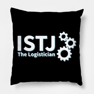 ISTJ The Logistician MBTI types 9D Myers Briggs personality gift with icon Pillow