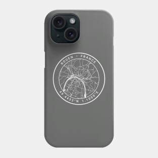 Rouen Map Phone Case