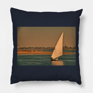 Egypt. Nile. Another Felucca. Pillow